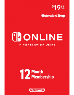 Nintendo Switch Online 12 Meses